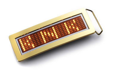 Bling-Bling LED Belt Gold - amber
