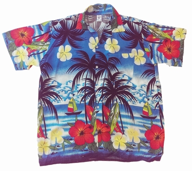 Hawaii Hemd Classic Surf - Dunkelblau
