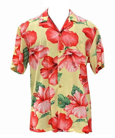 Original Hawaiihemd - Hibiscus Blossom - Yellow - Paradise Found