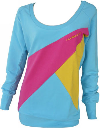 Naketano - Pullover - Monica - Cyan/ Yellow