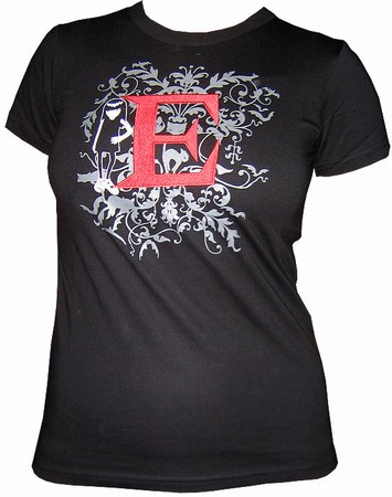 Fancy Letter T-Shirt - Emily the Strange