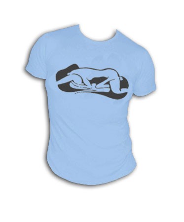 Ladylove - hellblau - shirt