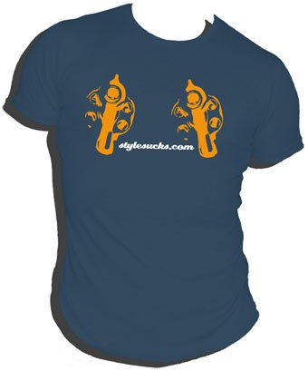 Guns - blau - shirt