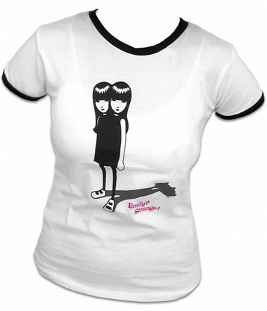 Emily the Strange - STRANGE! - girlie shirt