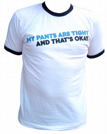 VintageVantage - Pants Tight shirt dunkelblau