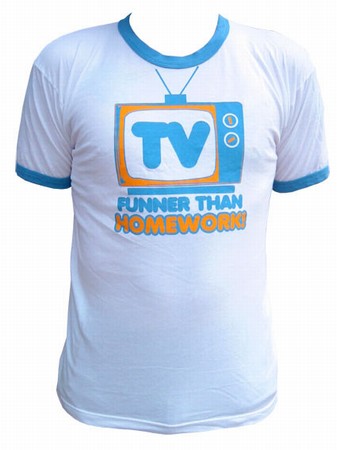 VintageVantage - TV shirt hellblau