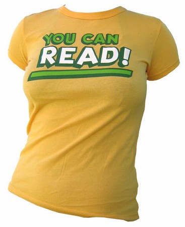 VintageVantage - You can Read girlie shirt