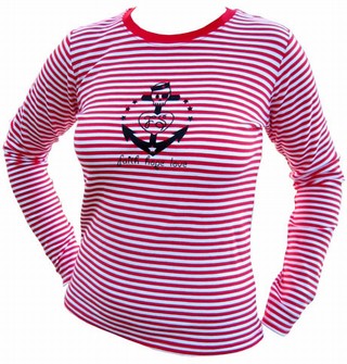Faith Hope Love Girlie Longsleeve