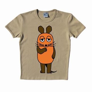 Logoshirt - Maus T-Shirt beige