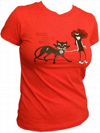 Emily the Strange -Trouble in 3�s Shirt