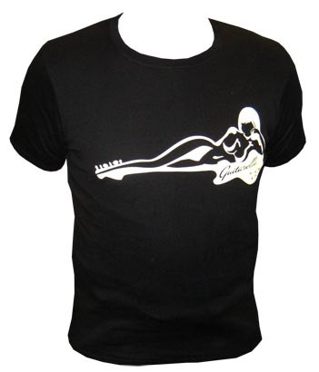 Guitarella  - weiss schwarz - Shirt