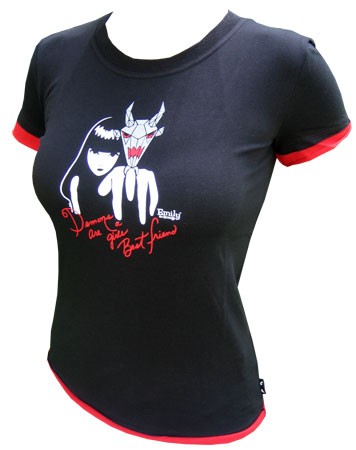 Emily The Strange - Deamons are a girls best friend Shirt