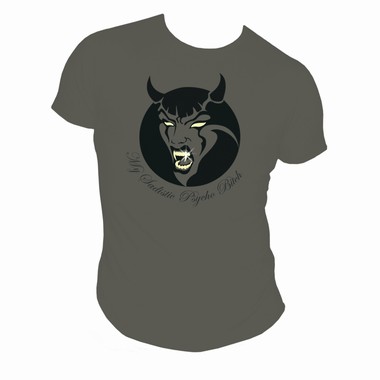 Sadistic Psycho Bitch - olivegrau - Shirt