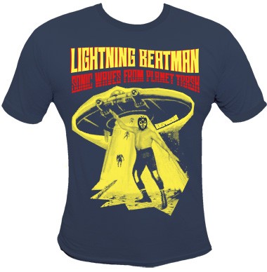 Lightning Beat-Man Shirt - Blue