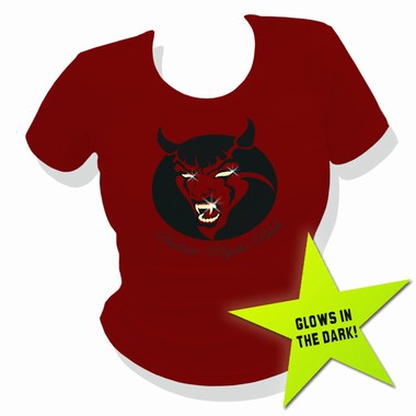 Sadistic Psycho Bitch Girlie T-Shirt - rot