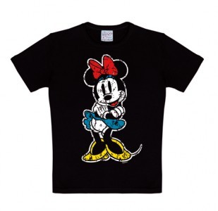 Logoshirt - Minnie Mouse Shirt Classic - Black
