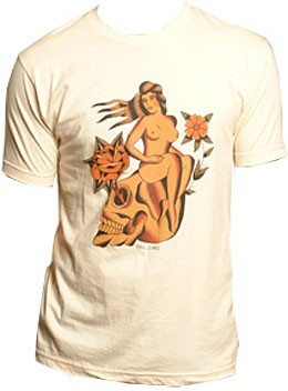 Sailor Jerry Artist Series Men's T-Shirt - Lady Skull