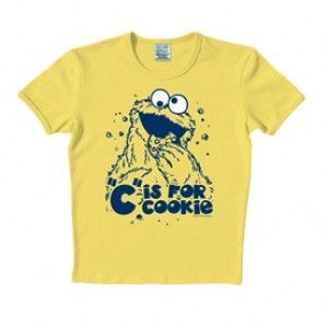 Logoshirt - Sesamstrasse - C Is For Cookie Shirt