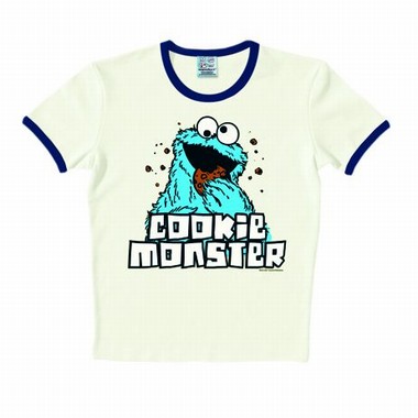 Logoshirt - Sesamstrasse - Cookie Monster Shirt