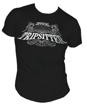 Tripsitter  Shirt - weiss schwarz