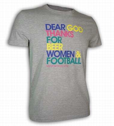 Fussball Shirt - Thanks god