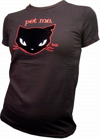 Emily The Strange -  Pet Me Shirt