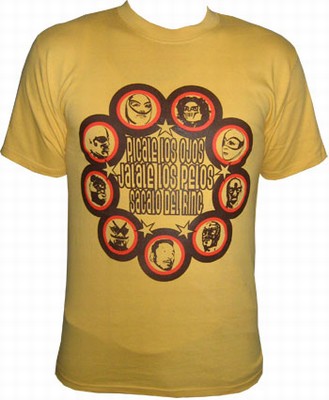 Lucha Libre Shirt - Cartel - Yellow