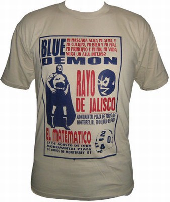 Lucha Libre Shirt - Blue Demon