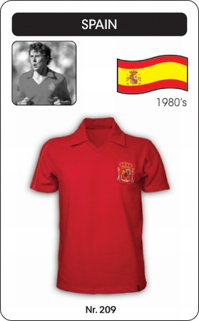 Spanien Retro Trikot Kurzarm