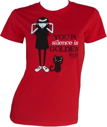 Emily The Strange -  Silence is golden Shirt