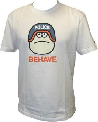 Amos - Police Shirt - White -Men