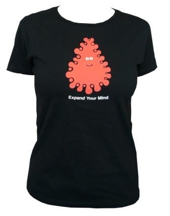 Amos - Expand your  mind Shirt  - Black - Girl