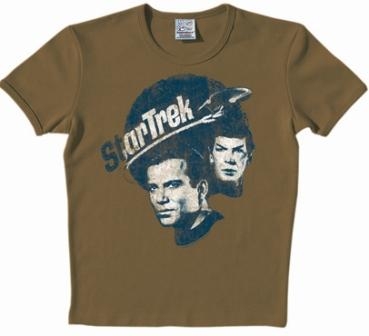 Logoshirt - Star Trek Shirt  - Planet sandy - brown