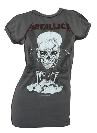 Amplified - Metallica Skull Shirt - Girl