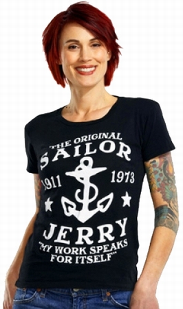 Sailor Jerry Girl T-Shirt - My Work