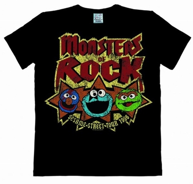Logoshirt - Sesamstrasse - Monsters of Rock Shirt