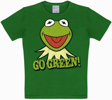Kids Shirt - Muppets - Kermit Go Green - Grn