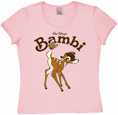 Logoshirt - Bambi - Girl Shirt - pastel pink