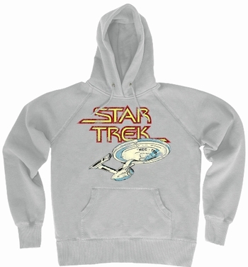 Star Trek Kapuzenpullover Hoody - Starship - Hellgrau