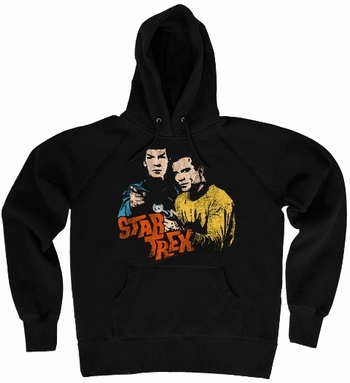 Star Trek Kapuzenpullover Hoody -  Spock & Kirk