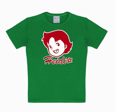 Kids-Shirt - Heidi Portrait - Gr�n