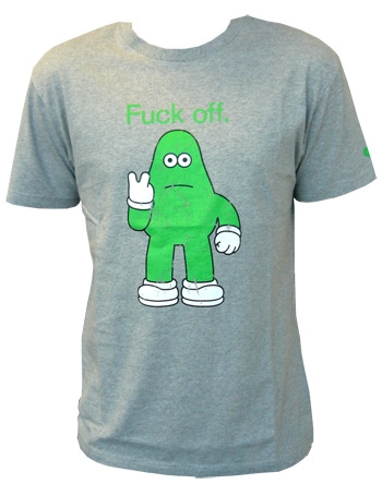 Amos - Fu** off Vintage - Grey - Men Shirt