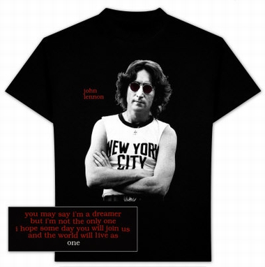 John Lennon - Shirt - New York Photo