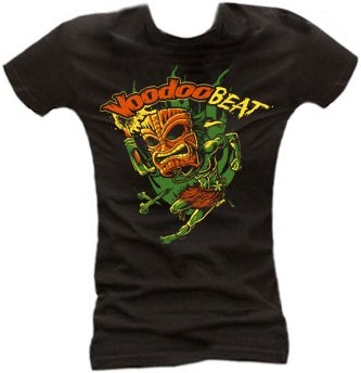 Tiki Dancer black - Girl Shirt