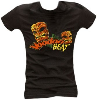 Tiki Masks black - Girl Shirt