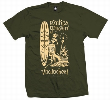 Exotica Groovin Hula - Men Shirt - olive