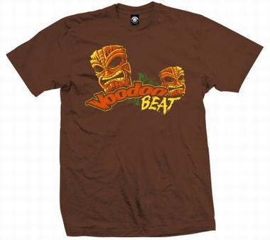 Tiki Masks - Men Shirt - Braun