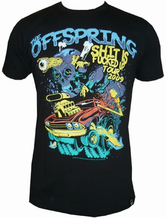 Rock & Rebellion Shirt - The Offspring - Shit is fucked