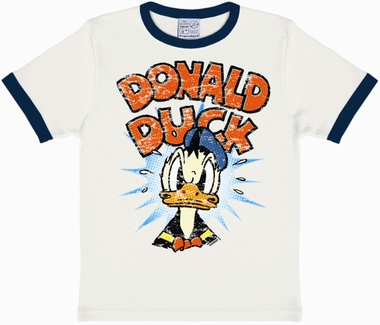 Kids Shirt - Donald Duck - Creme - Navy