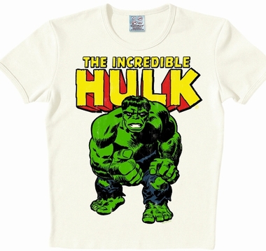 Logoshirt - Hulk Shirt - Marvel - Weiss